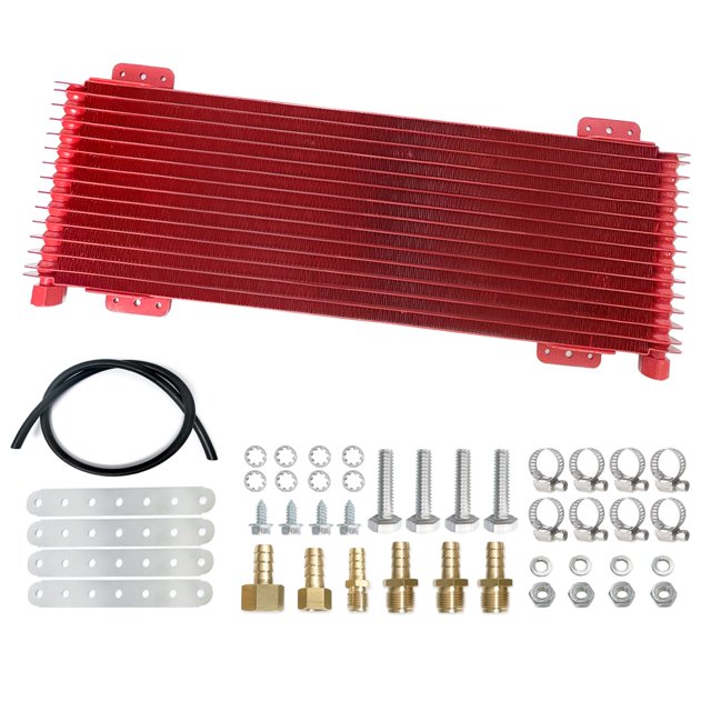 Kit de Refroidisseur d'Huile de Transmission 40k, Basse Pression, Adapté pour Usage Intensif 40,000 GVW Max, Y Compris Matériel de Montage, Applications de Remorquage, Facile à Installer, LPD47391, 47391