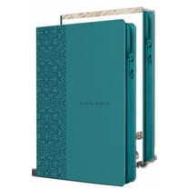 Biblia Reina Valera 1960 Letra Grande. SÃ­mil Piel Aguamarina, Cremallera, TamaÃ±o Manual/Spanish Bible Rvr 1960. Handy Si, (Paperback)