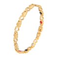 thumbnail image 2 of Brazalete magnético de acero de titanio, pulsera de regalo de estilo romántico con iones negativos de germanio, pulsera para hombres y mujeres, 2 of 5