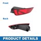 thumbnail image 5 of 1 pc Carcasa de luz trasera izquierda del parachoques para Volvo XC60 2008-2013 No.30763322 ABS Rojo Gris, 5 of 6