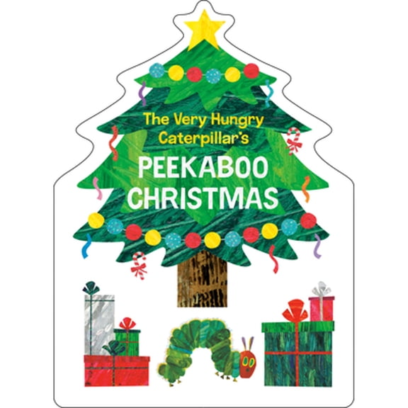 Pre-Owned The Very Hungry Caterpillar's Peekaboo Christmas (Hardcover) by Eric Carle