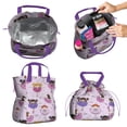 thumbnail image 2 of Ballet Princess Pattern Drawstring Lunch Bag Women - Drawstring Lunch Bag Insulated for Work Office - Stain-Resistant Large Lunchbags for Women with Multi-Pockets, 2 of 6
