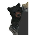 thumbnail image 4 of Large 27" H Western Rustic Forest Black Bear Holding A Tree Branch Wall Mirror, 4 of 10