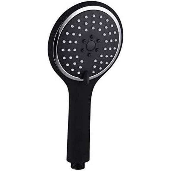 Hand Shower Head 3 Spray High Efficiency Water Saving Sprayer Sprinkler Bathroom Accessories Abs Plating Black