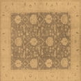 thumbnail image 1 of Ahgly Company Indoor Square Oriental Brown Traditional Area Rugs, 8' Square, 1 of 4
