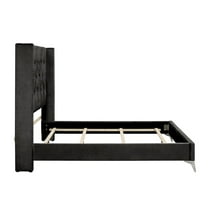 New Classic Furniture Huxley Solid Wood Full Panel Bed in Black