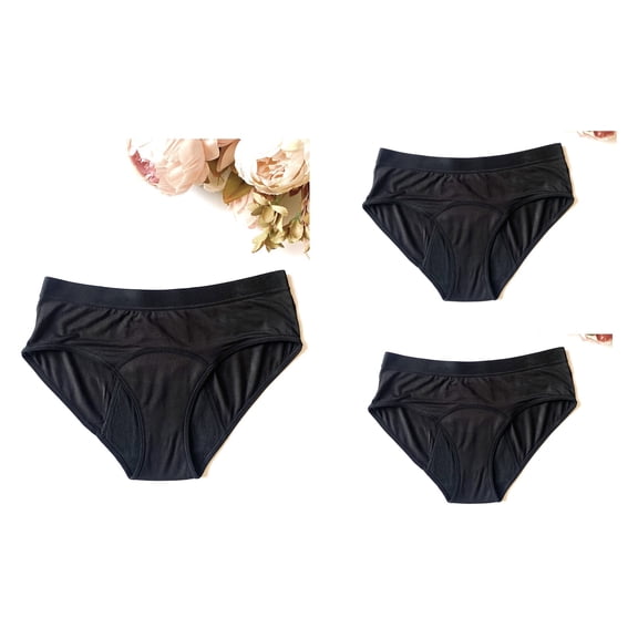 Beau Femme Women's Period Underwear, 3 Pack S - 4XL