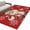 Scarlet, variant on 2.7'x5' Area Rugs, Red Santa Christmas Indoor Outdoor Area Rug for Living Room Bedroom, Xmas Snowflake Watercolor Washable Bathroom Rugs Kitchen Floor Carpet Mats Home Decor Aesthetic