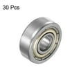 thumbnail image 3 of Uxcell 604ZZ Ball Bearings 4mmx12mmx4mm Carbon Steel Double Shield 30 Pack, 3 of 6