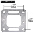 thumbnail image 2 of 2 Pack Exhaust Elbow Gasket Kits Compatible With Mercury Mercruiser 4 3Lx(Gen+), 2 of 8