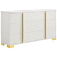 thumbnail image 6 of Marceline 4-piece Queen Bedroom Set with LED Headboard White, 6 of 6