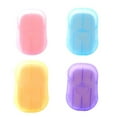 thumbnail image 3 of Coofit 100PCS Paper Soap Disposable Hand Washing Soap Sheet Soap Paper Sheet for Travel, 3 of 10