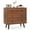 Walnut, variant on Costway 4 Drawer Dresser for Bedroom Wide Chest of Drawers with Metal Guide Rails Black