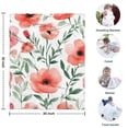 thumbnail image 4 of Pioneer Flower Floral Print Pattern Blanket,Comfortable Soft Flannel Throw Blanket,All Season,Warm Lightweight Blankets for Sofa Bed Couch Living Room Chair,30"x40", 4 of 4