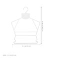 thumbnail image 4 of WASHWEPE 10Pcs Coat Hangers Plastic Protect Shoulder Line For Children's Clothes, 4 of 7