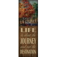 thumbnail image 2 of Williams, Todd 11x24 Black Ornate Wood Framed with Double Matting Museum Art Print Titled - Life Journey, 2 of 4