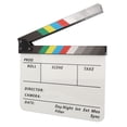 thumbnail image 1 of Tablero de claqueta de cine, tablilla de cine, sonido nítido, accesorio para filmación de películas, tablilla de director de cine, respuesta rápida, 1 of 9