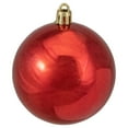 thumbnail image 6 of Northlight Shatterproof 4-Finish Christmas Ball Ornaments - 3" (75mm) - Red - 16ct, 6 of 8