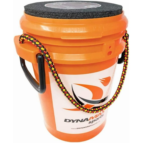 Dynamax Sports 5 Gallon Ball Bucket with Padded Seat Lid