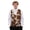 Brown Cow Pattern, variant on Mens Suit Vest Formal Dress Vests Slim Fit Waistcoat for Tuxedo Business Wedding with Leopard Pattern L