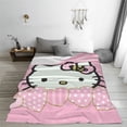 thumbnail image 4 of Hello Kitty Fleece Blanket Super Soft Cozy Throw Blanket 50"X40", Lightweight Fuzzy Comfy Flannel Blanket Warm Plush Throw Blankets For Couch, Sofa, Bed, 4 of 7