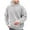 Grey, variant on AherBiu Hoodies for Men Sweatshirts for Men Fleece Oversized Plus Size Lightweight Fall Winter Causal Loose Pullover