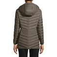 thumbnail image 2 of Lands' End Women's Tall Wanderweight Ultralight Packable Hooded Long Down Jacket, 2 of 3