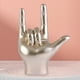 thumbnail image 2 of FLhrweasw Gesto Escultura Resina Mano Adorno Adorno Artesanía (Oro), 2 of 6