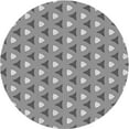 thumbnail image 1 of Ahgly Tapis Rond Lavable en Machine Intérieur Transitionnel Gris Nuage Gris, 5 Pieds Rond, 1 of 7