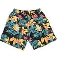 thumbnail image 2 of Jinhomg Beach Swimsuit for Men 2025 Trendy Tropical Hawaiian Floral Print Swim Trunks Lightweight Comfy Elastic Drawstring Waist Board Shorts 90% off Clearance Sale Yellow L, 2 of 4