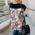 thumbnail image 5 of Jamicy Women' Tops, Tees & Shirts Gift for Women Women's Short Sleeve Printed Pachwork Pockets Blouse Tops Loose V Neck Shirts Short Sleeve Blouses with Pocket, 5 of 5
