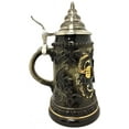 thumbnail image 3 of Pewter Iron Cross Military Decoration German Beer Stein .25 L Made in Germany, 3 of 4