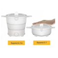 thumbnail image 2 of Portable Electric Cook Pot - Foldable Travel Kettle for Baby Milk, Hot Water, Porridge - Multi-Functional Warmer, 2 of 5