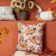 thumbnail image 3 of Fall Pillow Covers 20x20 inch Set of 2 Pumpkin Maple Leaf Flower Decorative Throw Pillow Case Autumn Thanksgiving Farmhouse Decoration for Home Couch, 3 of 6