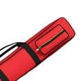 thumbnail image 5 of BESTSKY 8 Holes Billiards Pool Cue Case Snooker Cue Storage Pouch Water Resistant 1/2 Snooker Pool Cue Bag Billiard Stick Storage Bag Red, 5 of 7