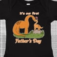 thumbnail image 4 of Inktastic It's Our 1st Father's Day Brontosaurus Family Boys or Girls Baby Bodysuit, 4 of 5