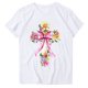 thumbnail image 1 of Blusas de Manga Corta para las Mujeres Divertida Impresión Cuello Redondo Camiseta Vintage, Blusas de Primavera para las Mujeres, 1 of 4