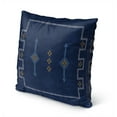 thumbnail image 3 of Silk Navy Outdoor Pillow by Kavka Designs, 3 of 5