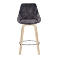 thumbnail image 6 of Lumisource Diana Fixed Height Set Of 2 Counter Stool B26-DIANAGRT-R2 NAVGY2, 6 of 7