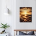 thumbnail image 4 of EastSmooth Bathroom Wall Decorations Black and White Picture Framed Wall Art Bedroom Beach Canvas Prints Photos Ocean Sunset Poster Sea Artwork for Office Dining Room Decor, 4 of 5