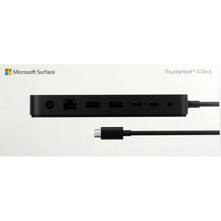 Microsoft - Surface Thunderbolt 4 Dock - Black