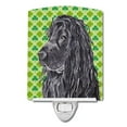 thumbnail image 1 of Carolines Treasures SC9569CNL Black Cocker Spaniel Lucky Shamrock St. Patricks Day Ceramic Night Light, 1 of 2