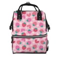thumbnail image 1 of Disketp Haear Strawberry Mochila de Pañales de Gran Capacidad con Múltiples Bolsillos, Mochila de Viaje Multifuncional para Bebé, Unisex, Moderna y Resistente, 1 of 6