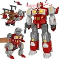 thumbnail image 1 of Transforming Toys - Dinosaur Robot Action Figures - Magnetic Assembling Robot Toys for Kids All-in-One Design Transforming Animals, Robots, Military Base Including Battle Guns, Cars, Airplane Models, 1 of 5