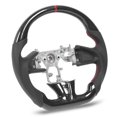 thumbnail image 1 of Car Steering Wheel, Flat Bottom Hydro Dip Steering Wheel  for Q50 2014 To 2016, 1 of 7