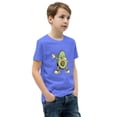 thumbnail image 2 of Avocado Youth Short Sleeve T-Shirt (Heather Columbia Blue, L), 2 of 3
