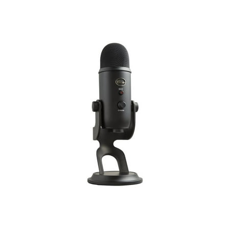 Logitech - Blue Yeti Game Streaming USB Condenser Microphone Kit with Blue VO!CE, Exclusive Streamlabs Themes, Custom Pop Filter