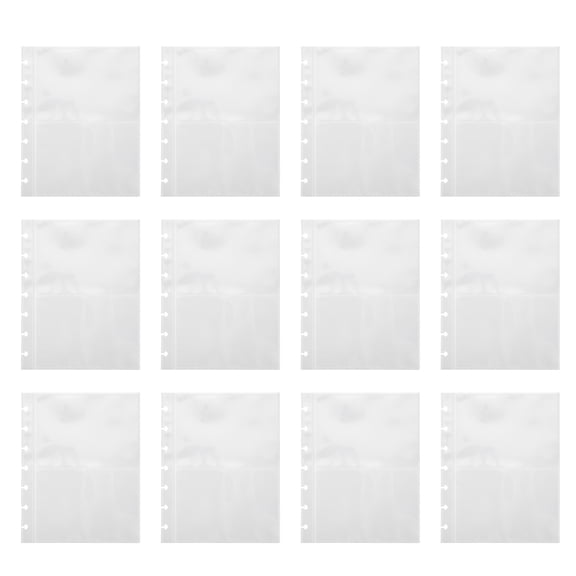 Worgeous Photo Page Protectors Transparent Plastic 25Pcs 8.65x6.88x0.39Inch