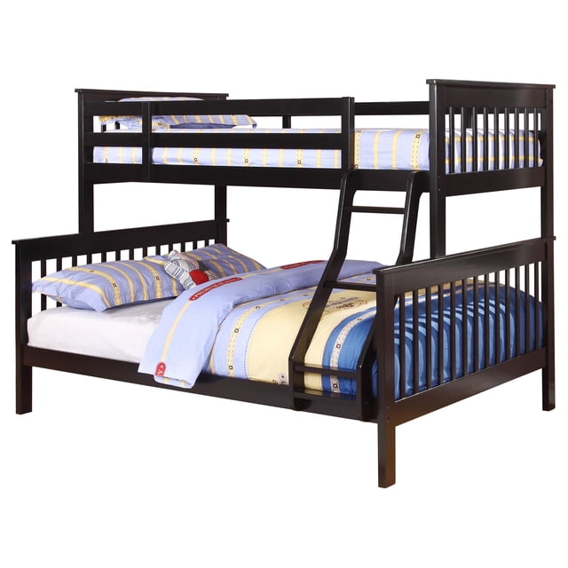 Stonecroft Furniture Lit Superposé Cabrillo Simple sur Double, Noir