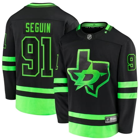 Men's Fanatics Tyler Seguin Black Dallas Stars 2020/21 Alternate Premier Breakaway Player Jersey